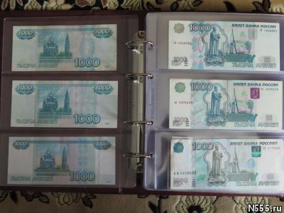Уникальная коллекция современных редких банкнот РФ фото 2